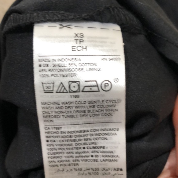 NWT Old Navy Midi Dress Size XS Black Flutter Sleeve White Embroidery - Picture 8 of 10